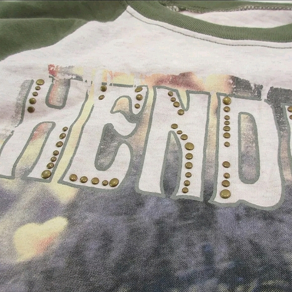Jimi Hendrix '67 Long-Sleeved Baseball Tee - Picture 2 of 6